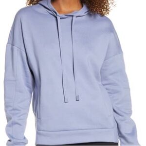 Alo Yoga Women's Interval Hoodie Sweatshirt Light Purple Blue Moon size Small